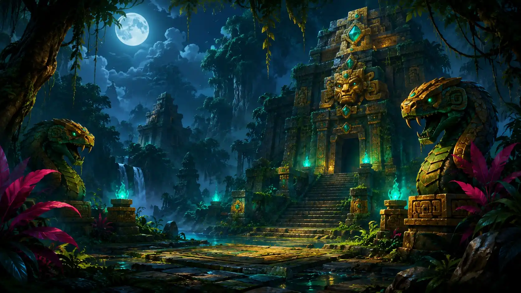 Snake Temple Features